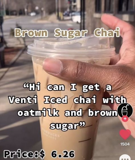 Oatmilk Coffee At Starbucks, Starbucks Recipes Oatmilk, Iced Chai Starbucks Drinks, Starbucks Drinks With Chai, Oatmilk Starbucks Orders, Starbucks Iced Chai Tea Latte Order, Chai Tea Starbucks Order, Starbucks Chia Drinks, Starbucks Tea Orders