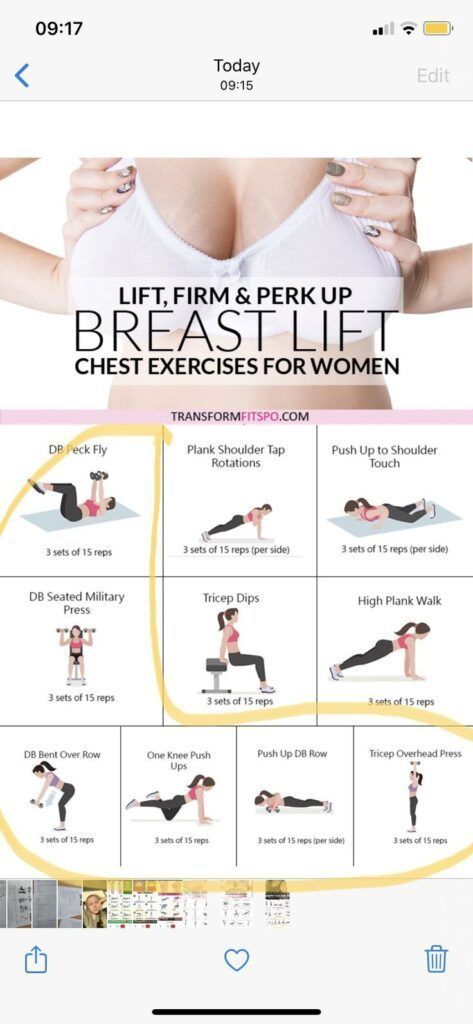 HOW TO LIFT YOUR BUST IN ONE WEEK *no surgery breast lift* Brest Reduce Workout Women, Workout For Breast Growth, Peloton Workout Plan, Peloton Workout, Breast Lift Exercise, Arm Workouts At Home, Breast Workout, Full Body Gym Workout, Best Exercises