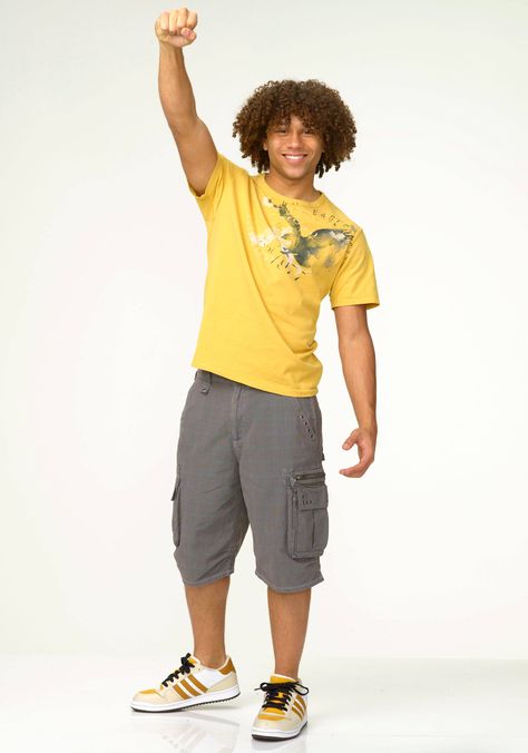 Corbin Bleu [as Chad Danforth] - High School Musical 3 2000s Disney Channel Outfits Men, Corbin Bleu High School Musical, Highschool Musical Costumes, Corbin Bleu 2000s, Chad High School Musical, Chad Hsm, Chad Danforth, High School Musical Costumes, Disney Guys