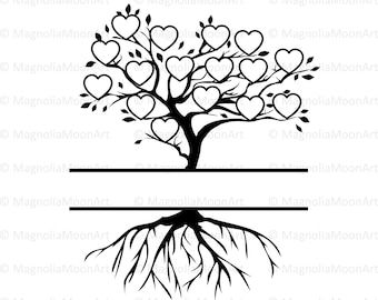 Tree Of Life Svg, Family Tree Svg, Family Reunion Svg, Svg Tree, Family Svg, Tree Svg, Dxf Files, Family Reunion, Digital Clip Art