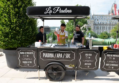 FOOD CARTS BUSINESS IDEAS - Bizz On Wheels Food Cart Business, Foodtrucks Ideas, Street Food Business, Bike Food, South Korean Food, Mobile Food Cart, Food Kiosk, Hot Dog Cart, Coffee Bike