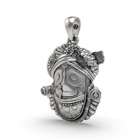 ✨ Handcrafted 925 Silver Jagannath Pendant - A Sacred Piece of Hindu Heritage ✨ Our 925 Silver Jagannath Pendant is a meticulously handcrafted piece, designed to bring the divine presence of Lord Jagannath into your life. This sacred Hindu jewelry is not just an accessory but a symbol of spirituality and devotion. Why You'll Love It: Authentic Craftsmanship: Each pendant is expertly crafted by skilled artisans, ensuring high quality and attention to detail. Pure 925 Silver: Made from 925 sterling silver, this pendant radiates a timeless elegance and durability. Spiritual Significance: Wearing this pendant connects you to the rich tradition and blessings of Lord Jagannath, a revered deity in Hinduism. Jagannath (Odia: ଜଗନ୍ନାଥ, romanized: Jagannātha, lit. 'Lord of the Universe') is worshippe Krishna Locket, God Jewelry, Hindu Jewelry, Stylish Jewelry Accessories, God Pendant, 3d Art Sculpture, Ganesha Pendant, Krishna Hindu, Lord Jagannath