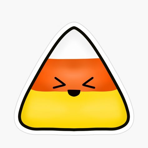 Get my art printed on awesome products. Support me at Redbubble #RBandME: https://www.redbubble.com/i/sticker/Halloween-Candy-Corn-Cute-Drawing-1-Transparent-Background-by-Arthemeral/57280675.EJUG5?asc=u Pictures Of Candy Corn, Dulces Halloween, Background Sticker, Halloween Candy Corn, Cute Drawing, Easy Doodle Art, Halloween Stickers, Simple Doodles, Halloween Candy