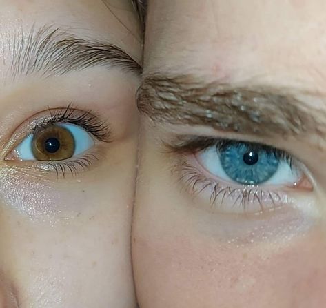 Blue And Hazel Eyes Couple, Brown Eyes And Blue Eyes Couples, Brown And Blue Eyes Couple, Blue And Brown Eyes Couple, Blue Eyes Guys, Couple Eyes Pic, Brown Eyes Wallpaper, Blue Eyes Man, Brown And Blue Eyes