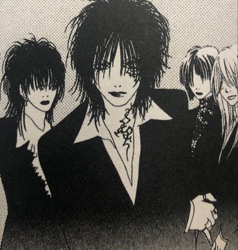 vkei manga panel goth emo manga icons Nana Manga Vol 1, Trashy Y2k Wallpaper Laptop, Black Manga Aesthetic, Vkei Pfp Icon, Black Manga Panels, Nana Manga Pfp, Vkei Drawings, Vkei Drawing, Manga Panels Cute