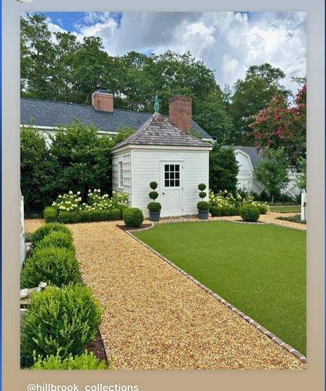 Nantucket Gardens, Garden Folly, Mailbox Garden, Home Landscaping, Garden Pathway, Garden Structures, Dream House Exterior, Outdoor Landscaping, Garden Gates