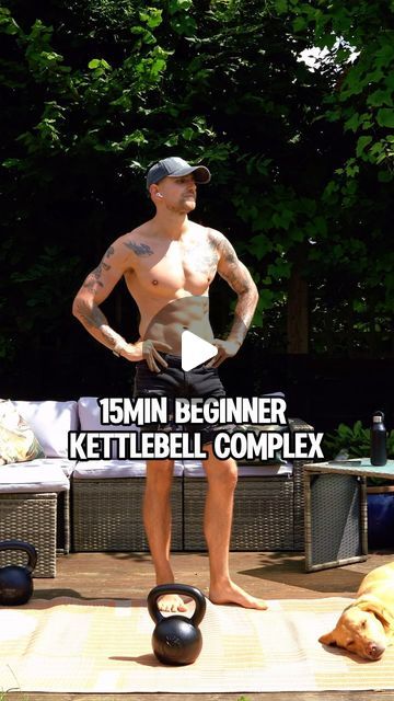 Ryan Thomas | Kettlebell Coach | SFG1 on Instagram: "15min Beginner Kettlebell Complex 🔥

If you’re new to kettlebell training and you’re super short on time this 15 minute full body beginner complex is for you! 💪

Complexes are an incredible way to train literally hundreds of muscles in a super short space of time and I have personally used them with my busiest clients for years to great effect.👊

Remember the difference with a complex is that we DON’T put the bell down until we’ve completed all the repetitions.💡

⚡️A1) Single Arm Deadlift x 5 
⚡️A2) Single Arm Clean x 5
⚡️A3) Single Arm Squat x 5
⚡️A4) Single Arm Press x 5 

- Set down & shake it off 
- Repeat on the opposite side

Rest as necessary between each round.

Complete as many rounds as you can in 15 minutes! ⏱️

If you’d l Chest Kettlebell Workout, Full Body Kettlebell Workout, Ryan Thomas, Kettle Bell, Kettlebell Training, Follow Button, Kettlebell Workout, Shake It, Shake It Off