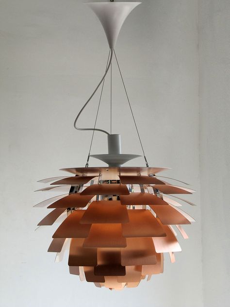 Poul Henningsen Artichoke Petal pendant, 1957 Ph Artichoke Lamp, Artichoke Lamp, Poul Henningsen, International Style, Modernism, Artichoke, Lamps, Pendant Light, Ceiling Lights