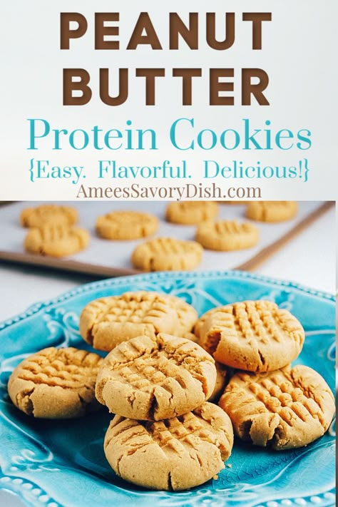 Quest Protein Cookie Recipe, Protein Powder Peanut Butter Cookies, Peanut Butter Cookies With Protein Powder, Premier Protein Cookies, Protein Cookies Peanut Butter, Quest Cookie Recipe, Peanut Powder Cookies, Kodiak Peanut Butter Cookies, High Protein Peanut Butter Cookies