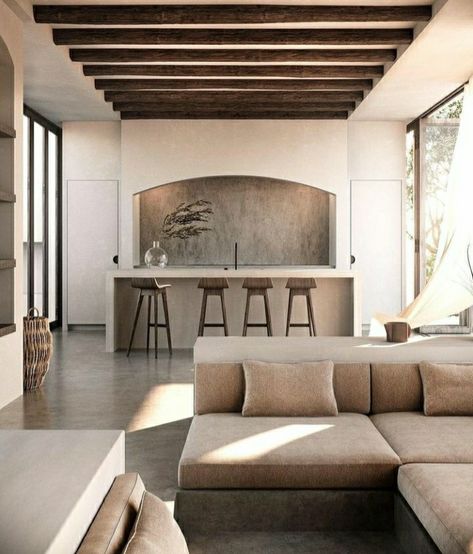 Cement Design, Casas Coloniales, 아파트 인테리어, Interior Modern, Minimalism Interior, Design Case, Interior Inspo, Interior Design Trends, Home Staging