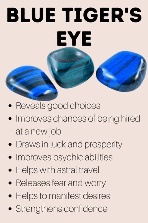 Hawk's Eye Or Blue Tiger's Eye Crystal Correspondences 9 Blue Eyes Spiritual Meaning, Blue Tigers Eye Crystal Meaning, Blue Eyes Meaning, Blue Tigers Eye Meaning, Crystals Meanings Witchcraft, Tiger Eye Crystal Meaning, Tiger Eye Stone Meaning, Tigers Eye Meaning, Tigers Eye Chakra