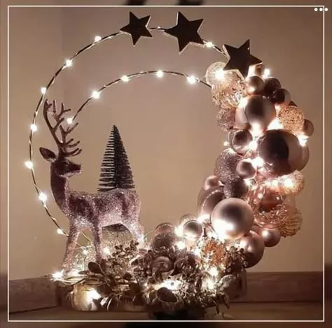 40 Easy Dollar Store Christmas Decor Ideas - Hula Hoop Decorations - HubPages Hoop Christmas Decorations, Dollar Store Christmas Decor, Outdoor Christmas Wreaths, Homemade Christmas Decorations, Dollar Store Christmas, Christmas Centerpieces Diy, Easy Christmas Decorations, Diy Christmas Decorations Easy, Christmas Décor