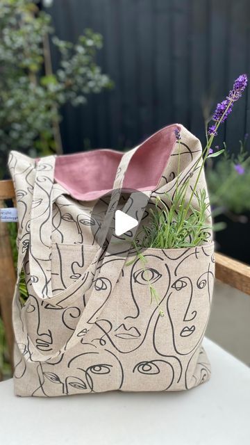 Kasia Wlodarczyk/ Simple Sewing & Surface Pattern Student on Instagram: "Reversible Linen tote bags 🌾🌿💕#ecofriendlygifts #ecofashion #handmadebag #reversibletotebag #linenbags #lovelinen" Reversible Tote Bag, Simple Sewing, Reversible Tote, October 23, Eco Friendly Gifts, Eco Fashion, Surface Pattern, Handmade Bags, Tote Bags