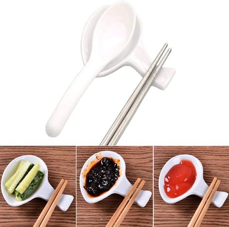 Chopstick Rest Ceramics, Ceramic Chopsticks, Spoon Holder Ceramic, Spoon Fork Knife, Knife Stand, Clay Keychain, Ceramic Knife, Dark Home Decor, Chopstick Holder