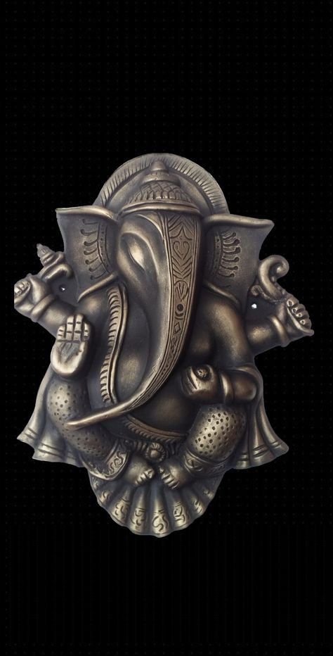 Vasudev Krishna, Om Gam Ganapataye Namaha, Umaid Bhawan Palace, Black Phone Background, Ganesh Art Paintings, Spiritual Paintings, Bappa Morya, Lord Photo, Ganesh Ji