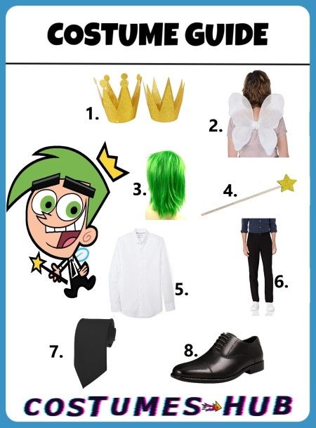 Cosmo Halloween Costume, Green Hair Halloween Costumes Ideas, Cosmo E Wanda Costume, Halloween Costumes Cosmo And Wanda, Wanda And Cosmo Costume Couple, Cosmo And Wanda Halloween Costumes, Cosmo And Wanda Costumes, Cosmo Y Wanda Disfraz, Cosmo And Wanda Costume Couple