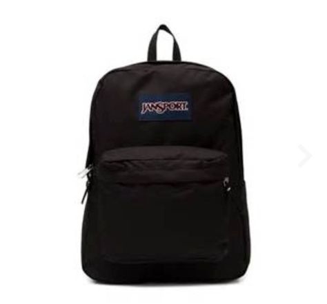 Simple plain black Black Jansport Backpacks, Black Jansport, Mochila Jansport, Jansport Superbreak Backpack, Journeys Shoes, Navy Blue Bag, Navy Bag, Luggage Backpack, Emo Outfits