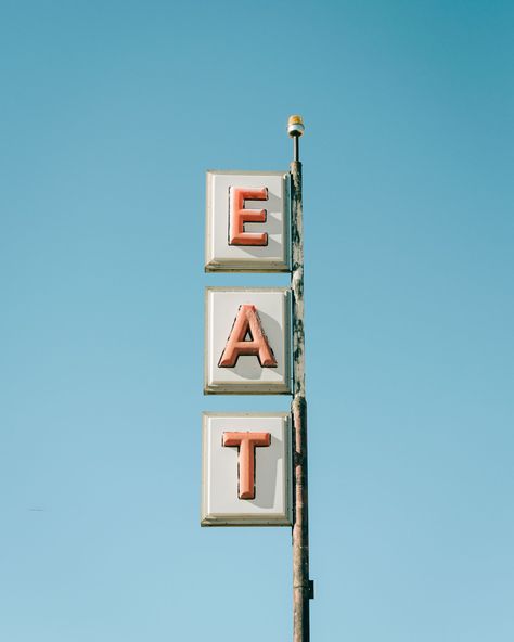 Eat sign, in San Jon on Route 66 in New Mexico Eat Sign, Rail Transport, Hotel Motel, Posters Framed, City Car, Image House, Route 66, City Skyline, New Mexico