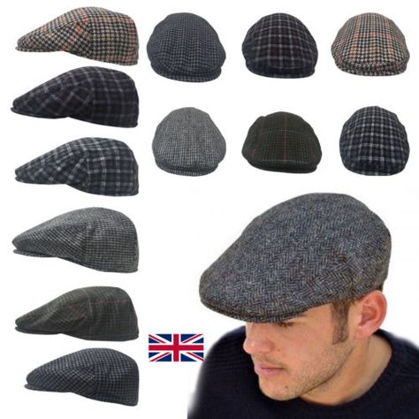 MENS FLAT CAP WOOL GATSBY BAKER BOY NEWSBOY CABBIE COUNTRY HAT TWEED PEAK | eBay Newsboy Outfit, Country Hat, Mens Accessories Vintage, Gentleman Hat, Mens Fashion Country, Flat Cap Men, Country Hats, Mens Hats Fashion, Outfit Retro