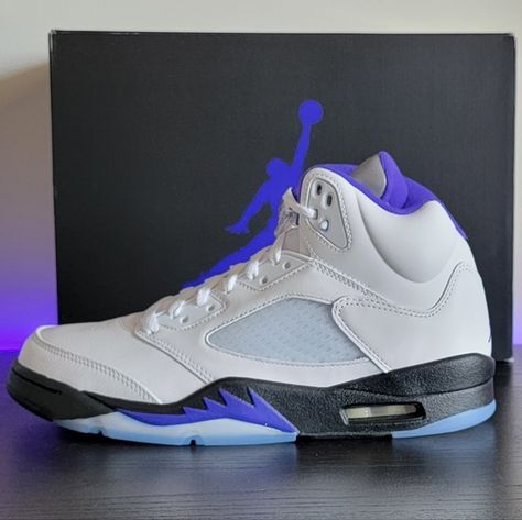 Air Jordan 5 Dark Concord Jordan 5 Concord Outfit, Air Jordans 5, Jordan 5 Concord, Jordans 5, Jordan 5 Outfit, Jordan 7s, Jordan 5s, Cute Jordans, Jordan Shoes Girls