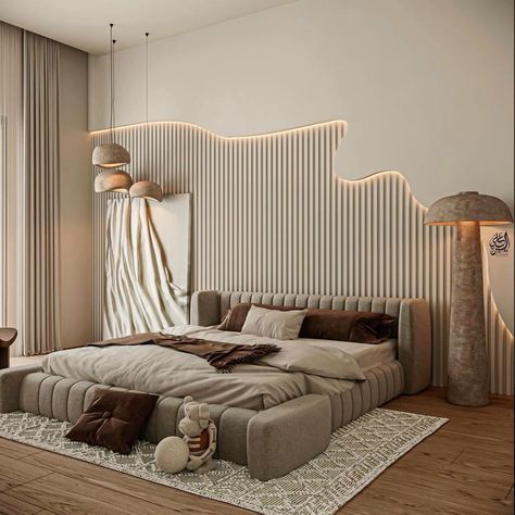 Neutral Luxury Bedroom, Modernist Interior Design, Modernist Interior, Bedroom Interior Design Luxury, Interior Design Your Home, Modern Bedroom Interior, Sleeping Room, Bedroom False Ceiling Design, Dekorasi Kamar Tidur