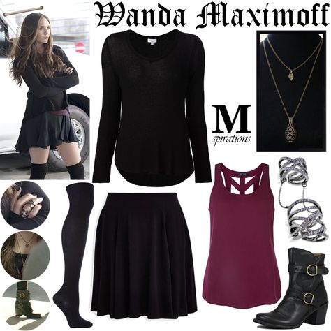 Wanda Maximoff Inspired Outfits, Teen Wolf Costume, Marvel Inspired Outfits, Teen Wolf Outfits, Marvel Fashion, Closet Redo, First Date Outfits, Movie Inspired Outfits, Marvel Clothes