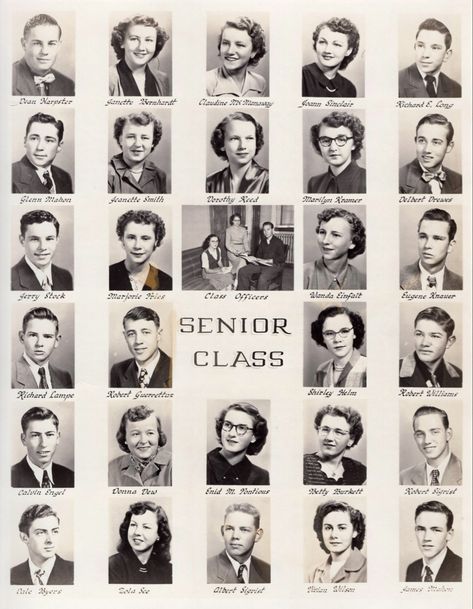 1950s School, 50s Yearbook Photos, 60s Yearbook, 1950s Yearbook Photos, 1950s Highschool, 1950s Seventeen Magazine, Robert Williams, Id Photo, Yearbook Photos