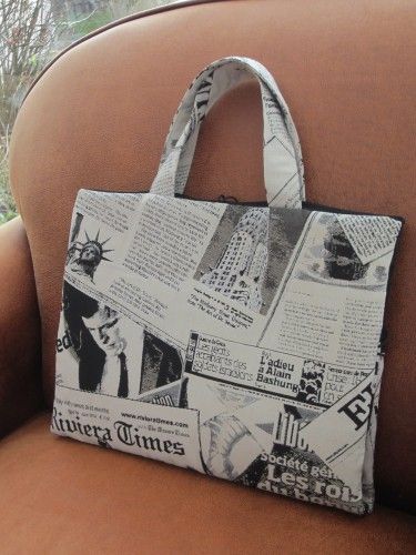 newspaper fabric bag Newspaper Fabric, Newspaper Bags, Newspaper Background, Newspaper Printing, Fabric Bag, Printed Bags, Newspaper, Bag Making, Ted Baker Icon Bag