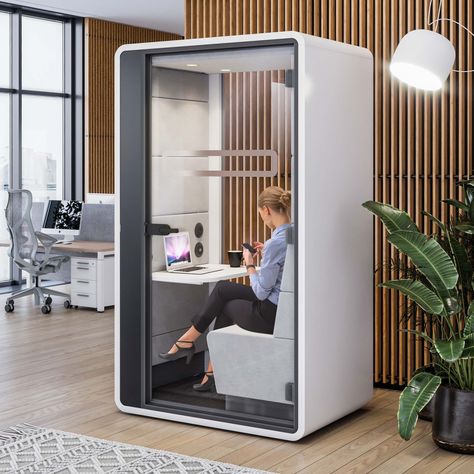 35 Winners of the MetropolisLikes NeoCon Awards 2022 - Metropolis Office Booth, Phone Booth Office, Fabric Tiles, Bar Outdoor, Office Pods, Office Space Design, Diy Office, At Home Furniture Store, Workplace Design