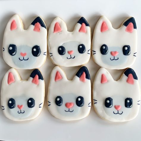 Pandy paws cookies from Gabbys Dollhouse Pandy Cat Birthday Cake, Gabbys Dollhouse Nails, Tabby’s Dollhouse Birthday, Pandy Paws Cake, Gabbys Dollhouse Birthday Cookies, Gabby Doll House Cookies, Gabby Dollhouse Cookies, Gabby Cat Birthday Cake, Gabby Cat Birthday