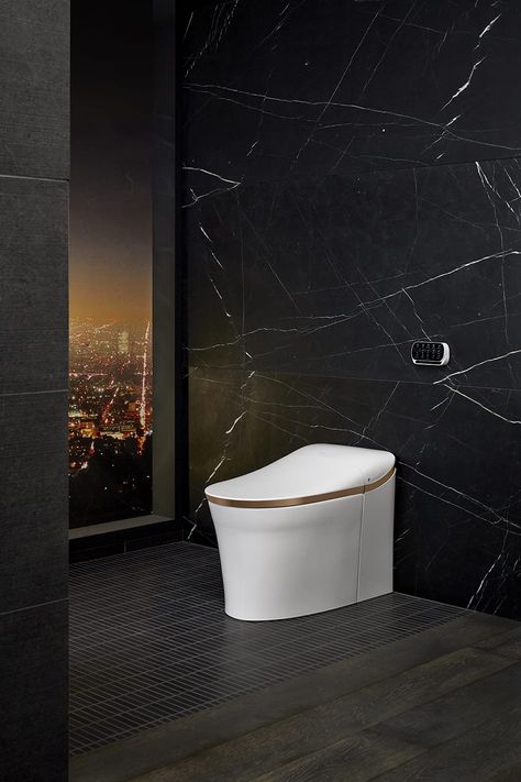 Kohler Presented New Designs At Design Joburg 2019 Vanity Bathroom Design, Black Bathrooms, Farmhouse Bathrooms, Bathroom 2024, Kohler Toilet, Office Design Home, Modern Prairie, Bathtub Bathroom, Interior Design Bathroom