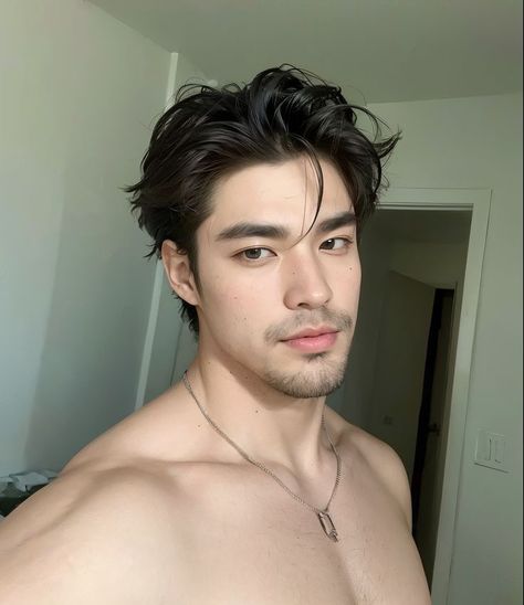 Wasian Male, Mixed Asian Men, Poses Reference Male, Selfie Hairstyles, Guy Hairstyles, Male Hairstyle, Man Selfie, Haircut Fails, Men Selfie