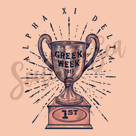 ✰ South by Sea @southbyseacollege ✰ Alpha Xi Delta | AXiD | Greek Week Winner | Trophy | South by Sea | Greek Tee Shirts | Custom Apparel Design | Custom Greek Apparel | Sorority Shirts | Sorority Graphics | Sorority Tanks | Sorority Shirt Designs Greek Week Theme, Greek Week Shirts, Winner Trophy, Sorority Graphics, Greek Week, Custom Clothing Design, Sigma Chi, Sorority Shirt Designs, Sorority Shirt