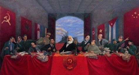 Last Supper Parody, Communist Propaganda, Propaganda Art, Soviet Art, Last Supper, Literature Art, Historical Photos, Aesthetic Art, Sailor Moon