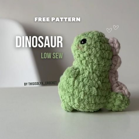 All Posts • Instagram Chunky Dinosaur Crochet Pattern, Large Dinosaur Crochet Pattern Free, Crochet Big Dinosaur Pattern Free, Crochet Gifts For Dad, Chunky Yarn Dinosaur Crochet Pattern, Long Neck Dinosaur Crochet Pattern, Crochet Free Patterns, Crochet Eyes, Green Crochet