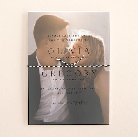 Save The Date Vellum Overlay Diy, Vellum Paper Save The Date, Save The Date Designs, Vellum Paper, Favorite Fonts, Save The Date Templates, Save The Date Invitations, Engagement Photo Inspiration, Wedding Paper