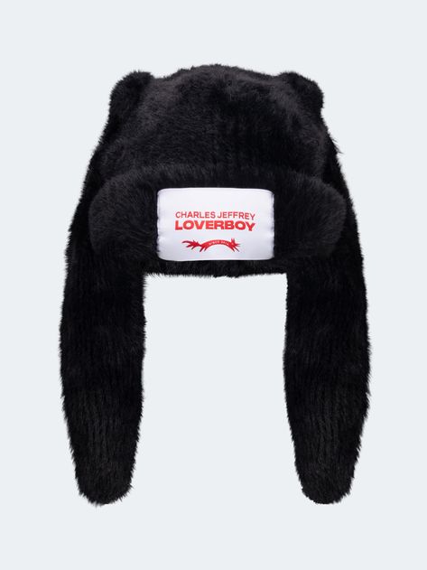 Loverboy Beanie, Rabbit Beanie, Charles Jeffrey Loverboy, Charles Jeffrey, Ragamuffin, Dope Fits, Badass Aesthetic, Hat Beanie, Black Accessories