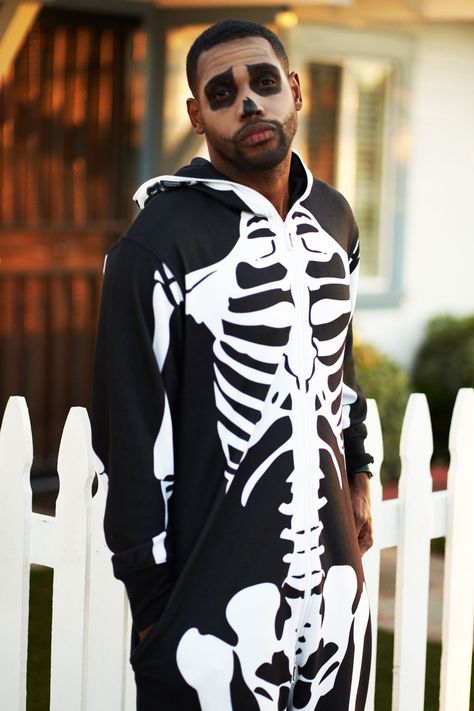 Skeleton Costume | Shop Adult Skeleton Costume for Men | Tipsy Elves Mens Skeleton Costume, Easy Skeleton Makeup, Halloween Skeleton Costume, Skeleton Costumes, Home Halloween Costumes, Costume For Men, Skeleton Halloween Costume, Tipsy Elves, Skeleton Costume