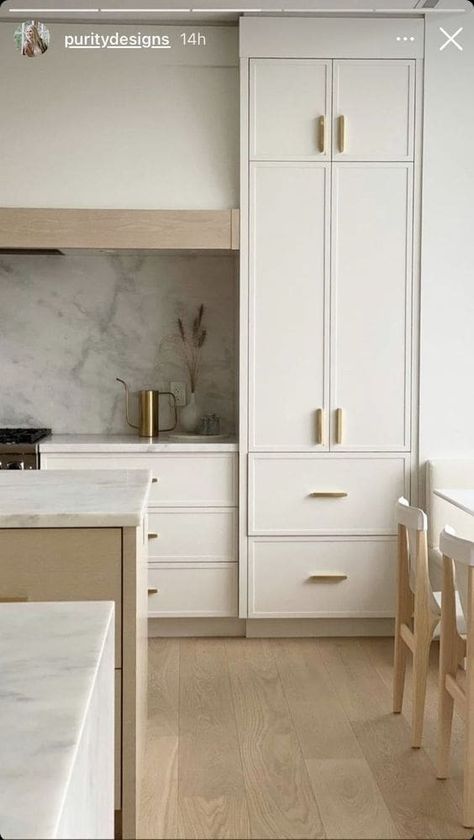 Micro Shaker Cabinets - Shamrock Cabinet Neoclassical Interior, Shaker Kitchen Cabinets, White Kitchen Design, Shaker Cabinets, House Design Kitchen, Shaker Kitchen, Kitchen Room Design, Kitchen Inspiration Design, Trendy Kitchen