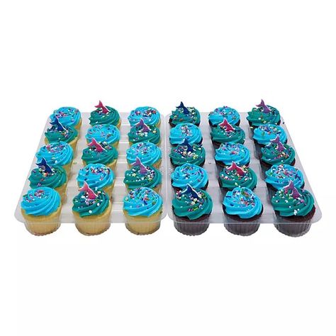 Mermaid Cupcakes, 30 ct. - Sam's Club Full Sheet Cake, Half Sheet Cake, Double Layer Cake, Succulent Cupcakes, 10 Inch Cake, Book Restaurant, Mermaid Cupcakes, Cake Base, Two Tier Cake