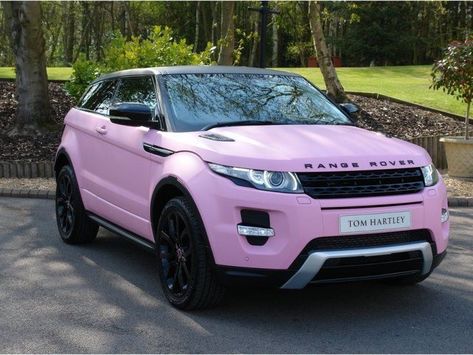 Luxury Cars Pink, Pink Range Rovers, Pink Tickets, 555 Wallpaper, Range Evoque, Dream Cars Range Rovers, Range Rover Car, Luxury Cars Range Rover, Range Rovers