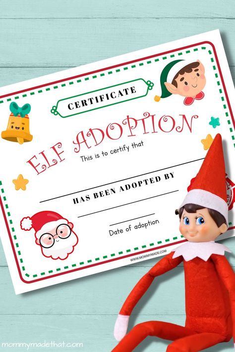 Looking for an elf on the shelf adoption certificate to welcome your Christmas elf? This printable is perfect as a name certificate or elf "birth certificate." A cute elf on the shelf idea Christmas Sunday School Crafts, Baby Jesus Craft, Nativity Scene Crafts, Elf On The Shelf Printables, Elf On The Shelf Idea, Felt Ornaments Diy, Diy Nativity, Fox Ornaments, Felt Ornaments Patterns