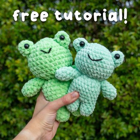 crochet frog tutorial Crochet toys tutorial #crochettoystutorial #crochet #crochettoy #crochetpattern #crochetpatterns 3.89 Crochet Frog Tutorial, Frog Tutorial, Crochet Frog Pattern, Frog Crochet Pattern, Frog Plushie, Plushie Amigurumi, Frog Crochet, Frog Pattern, Crochet Friends