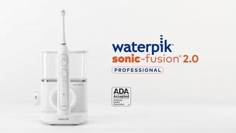 How to Use the Waterpik Sonic-Fusion 2.0 Professional Original Sonic, Waterpik Water Flosser, Toothbrush Travel Case, American Dental Association, Sonic Electric Toothbrush, Sonic Electric, Best Amazon Products, Water Flosser, Gum Health