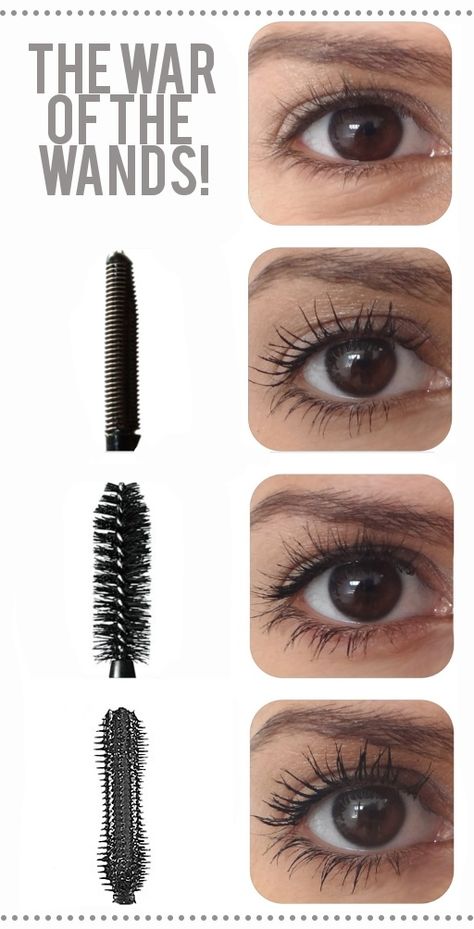 Mascara wands, really make a difference! Make Up Inspiration, Mascara Brush, Mascara Tips, Mascara Wands, The Beauty Department, Love Makeup, All Things Beauty, Beauty Make Up, Beauty Secrets