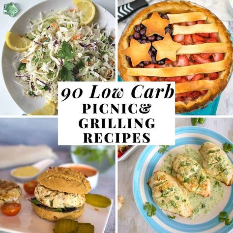 Keto Picnic & Grilling Recipes for Summer - Divalicious Recipes Keto Picnic Food, Keto Picnic Food Ideas, Low Carb Picnic, Keto Picnic, Picnic Food Recipes, Sitting In The Park, Grilled Fennel, Low Carb Burger Buns, Healthy Picnic Foods