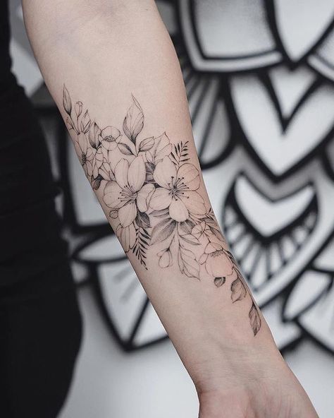 220+ Flower Tattoos Meanings and Symbolism (2021) Different Type of Designs & Ideas Flower Tattoos Meanings, Inner Arm Tattoos, Flower Tattoo Meanings, Flower Wrist Tattoos, Flower Tattoo Arm, Floral Tattoo Sleeve, Forearm Tattoo Women, Wrist Tattoos For Women, Arm Tattoos For Women