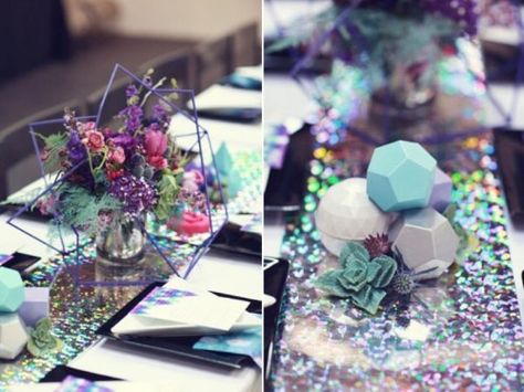 Galaxy themed wedding decor Starry Wedding, Galaxy Party, Galaxy Wedding, Brooklyn Bride, Starry Night Wedding, Silver Centerpiece, Galaxy Theme, Celestial Wedding, בר מצווה