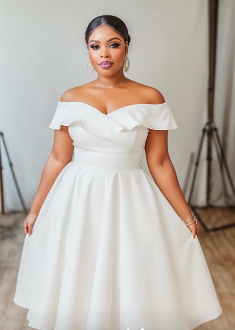 Plus Size Wedding Dresses Simple Short, Plus Size Civil Marriage, Plus Size Civil Wedding Dress, Courthouse Wedding Dress Short Kiyonna Plus Size Clothing, Plus Size Bride Short Dress, Short Satin. Plus Size Wedding Dresses, Wedding Shower Outfit For Bride, Wedding Shower Outfit, Finding Style