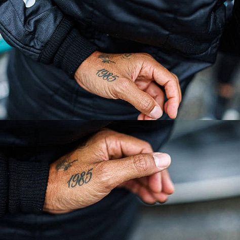 Lewis Hamilton Hands, 1985 Tattoo, Lewis Hamilton Formula 1, Tat Ideas, Hand Tattoo, Lewis Hamilton, Tattoo Design, Hand Tattoos, Formula 1